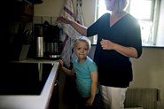 Jonas gør sig klar til første skoledag1